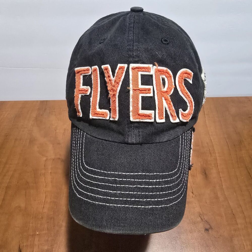 Twins Enterprise Vintage Philadelphia Flyers Embroidered Distressed Logo Hat OS